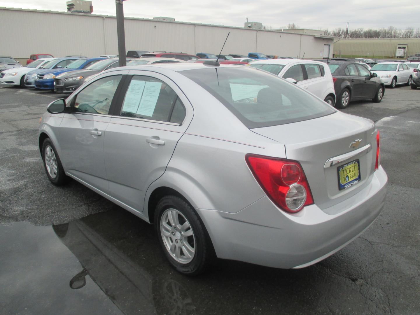 2016 SILVER Chevrolet Sonic LT Auto Sedan (1G1JC5SG5G4) with an 1.8L L4 DOHC 24V engine, 6A transmission, located at 1254 Manheim Pike, Lancaster, PA, 17601, (717) 393-9133, 40.062870, -76.323273 - Photo#6